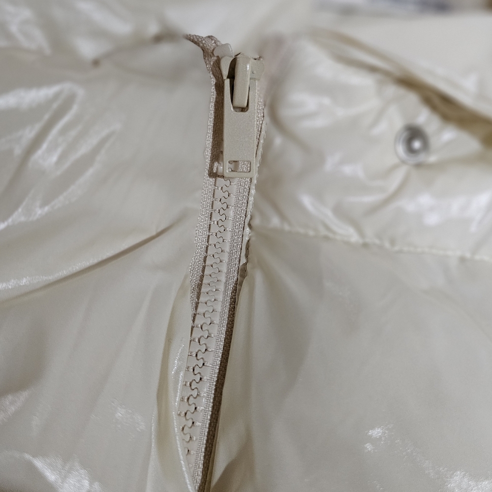 NWT A New Day Cream Puffer Jacket/Coat Water Resistant - Picture 6 of 10